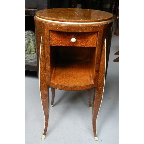 4 - Art Deco Table with Small Draw