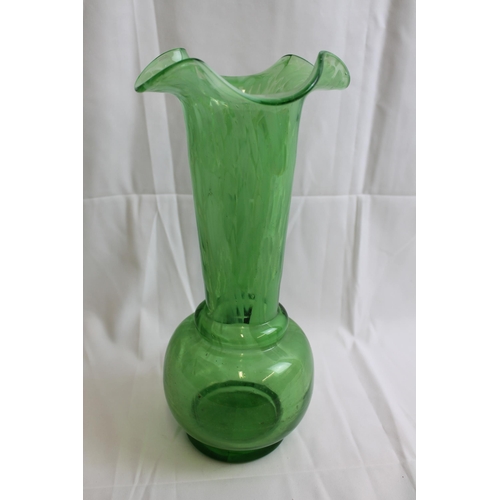 5 - Vintage 1930/40 Large Venetian Murano Sommerso Hand Blown Art Glass Vase , 13 1/2'' inches tall, ( 3... 