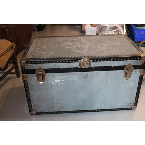 6 - Large Aluminium Trunk , Chest