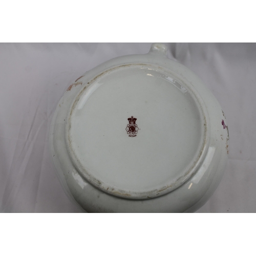 12 - Antique Doulton Burslem Victorian Porcelain Chamber Pot , Diameter is 10'' inches ( 26cm)