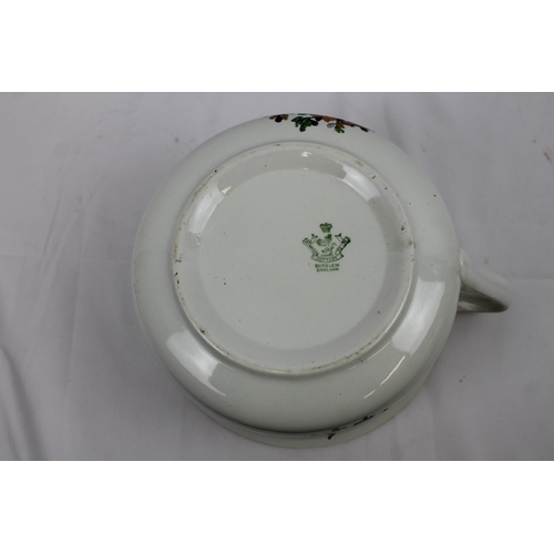 14 - Vintage Newport Pottery Burslem Chamber Pot, diameter 9'' inches ( 23cm)