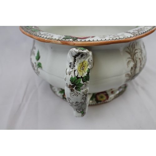 17 - 1870's Palestine Hanley Chamber Pot, diameter is 11'' inches ( 28cm )