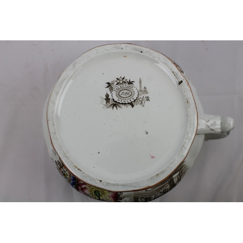 17 - 1870's Palestine Hanley Chamber Pot, diameter is 11'' inches ( 28cm )