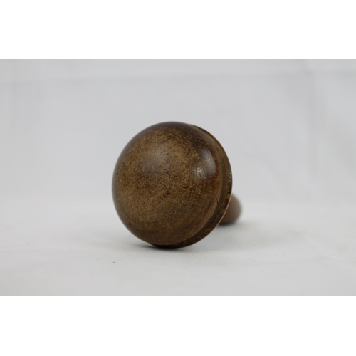 7 - 19th Century Victorian Wooden Darning Mushroom , 11cm