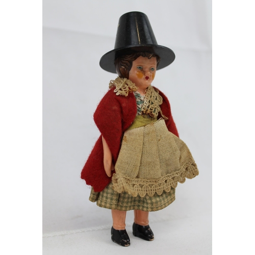 56 - Vintage Welsh Doll in Authentic Costume