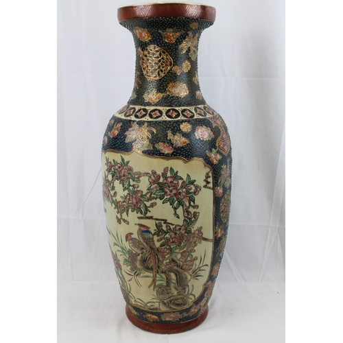 61 - Very Large Satsuma Vase , 61 cm tall