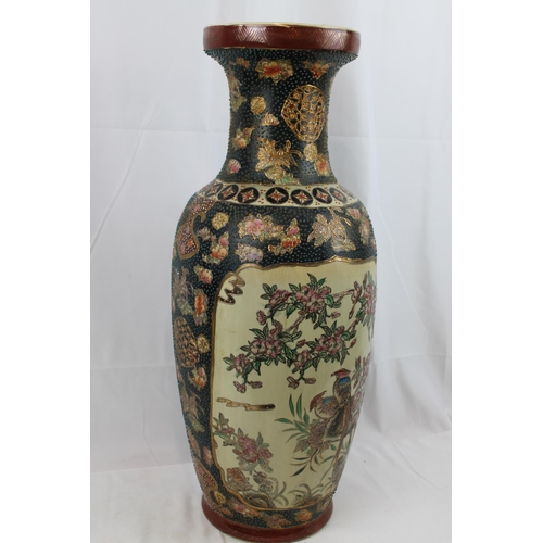 61 - Very Large Satsuma Vase , 61 cm tall