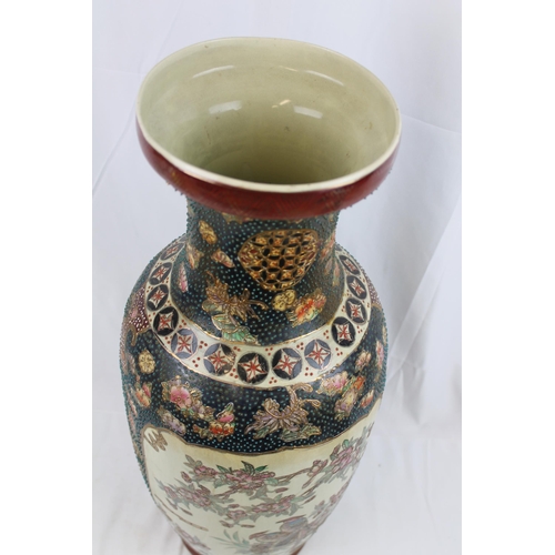 61 - Very Large Satsuma Vase , 61 cm tall