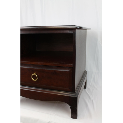 80 - Vintage Stag Minstrel Bedside Chest Cabinet, 51cm tall, 50 cm wide , 45 cm deep