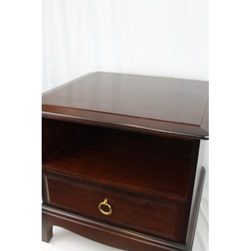 80 - Vintage Stag Minstrel Bedside Chest Cabinet, 51cm tall, 50 cm wide , 45 cm deep