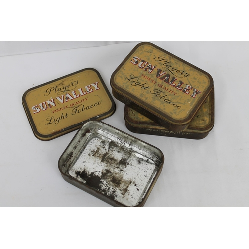 118 - Three Vintage Players Tobacco Tins