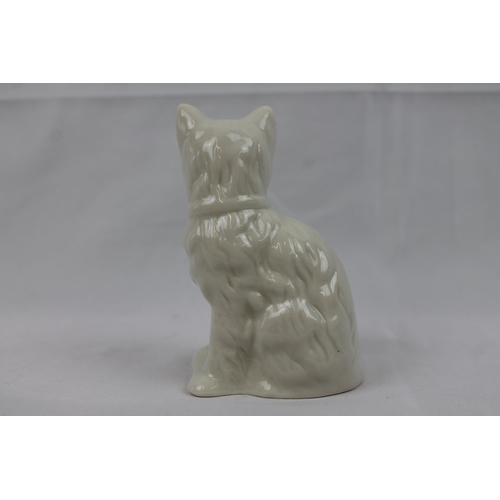 141 - Belleek Cat Figurine