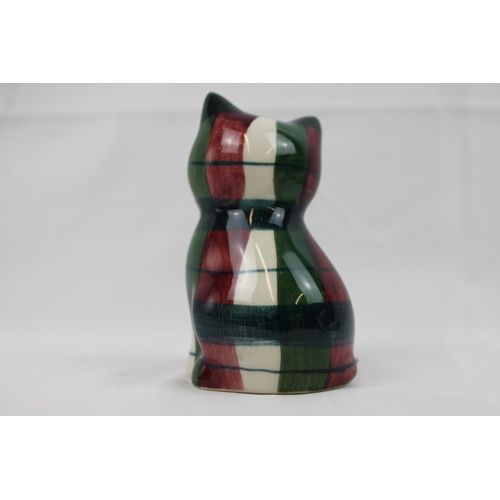 142 - Quail Pottery Seated Cat Porcelain Figurine