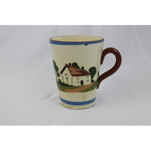 155 - Vintage Mottoware Torquay Pottery Devon Cottage Mug