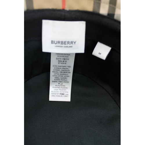 168 - Burberry Mens Hat size M , New without tags