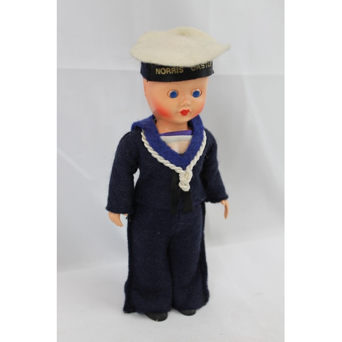 182 - Vintage Morris Castle Plastic Doll, 16 cm tall