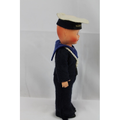 182 - Vintage Morris Castle Plastic Doll, 16 cm tall