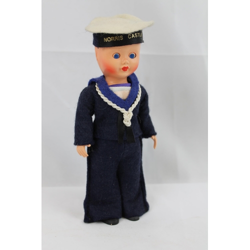 182 - Vintage Morris Castle Plastic Doll, 16 cm tall