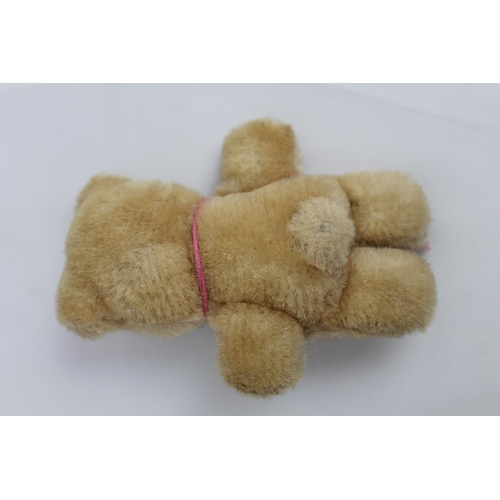 183 - 1970's Miniature Pure Wool Stuffed Teddy Bear