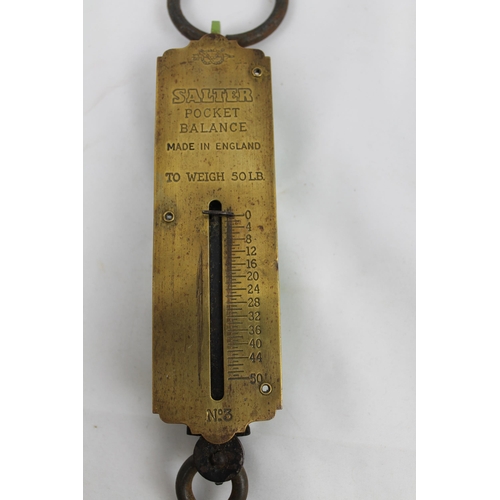 185 - Antique Salter Pocket Balance in nice condition, 28 cm