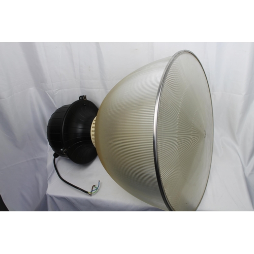 224 - Large Industrial Light , in perfect working condition, 70 cm tall , diameter is 60cm