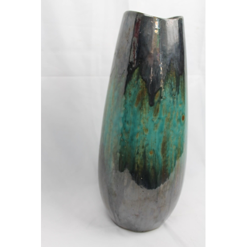 225 - Vintage Large Glazed Vase, 36 cm tall