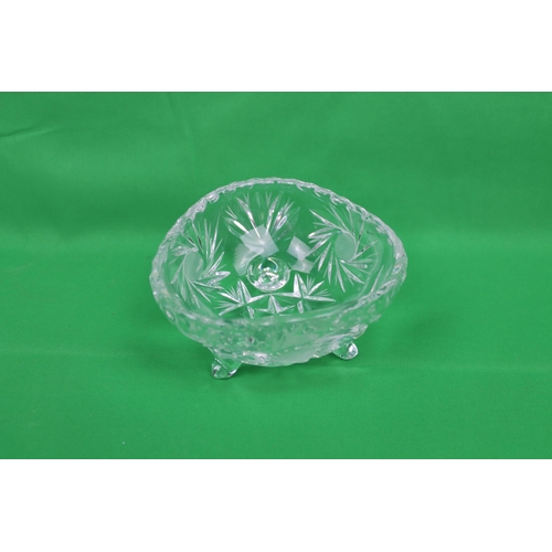 266 - Crystal Bowl, 11cm in diameter