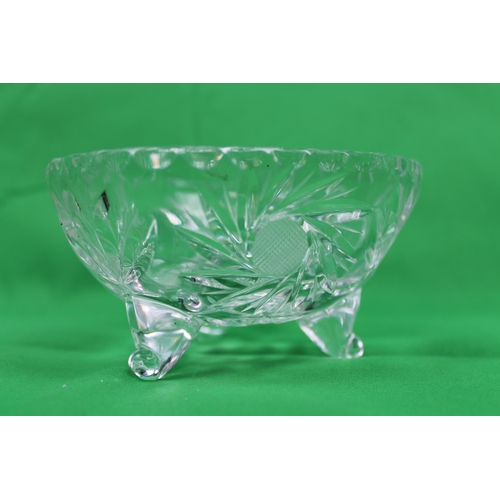 266 - Crystal Bowl, 11cm in diameter