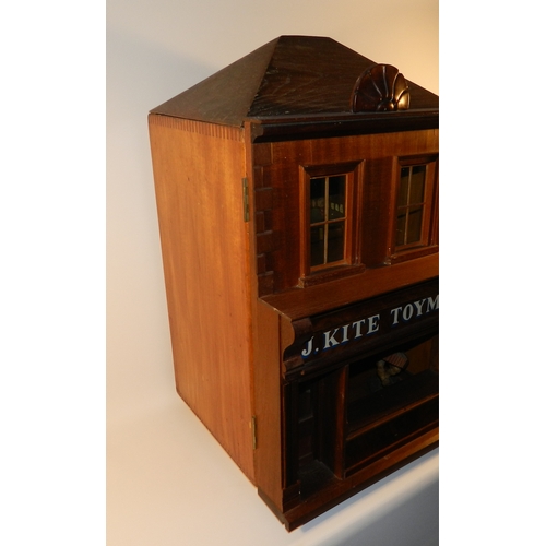 284 - J. Kite Toyman Vintage Wooden Doll House, Solid and Quality Crafted , Mint Condition , 27'' x 16'' x... 