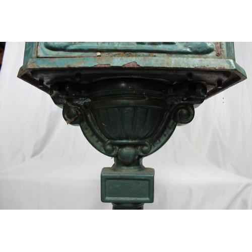 304 - Vintage Victorian Mailbox, Cast Iron , Ready to Use, 110 cm tall , Solid and Heavy piece