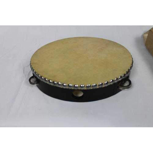 312 - Vintage Tambourine Made in the People's Republic of China , with Box in mint condition,