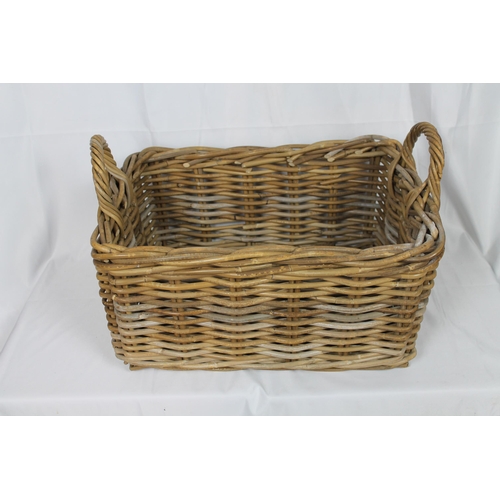 314 - Large Wicker Basket , 47 x 36 x 23 cm