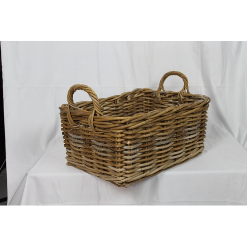 314 - Large Wicker Basket , 47 x 36 x 23 cm