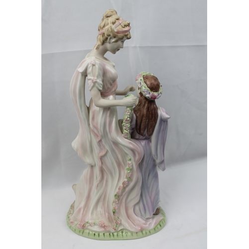 38 - Wedgwood Porcelain, The Classical Collection , Tender Moments, Hand Decorated, Modelled by Jenny Oli... 