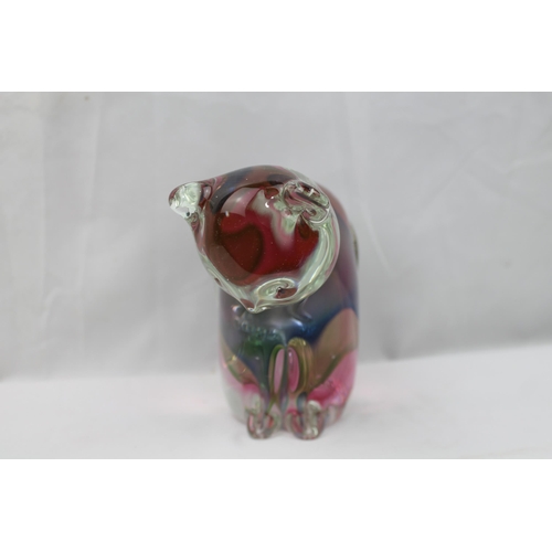 90 - Large Murano Cat , 23 X 15 cm