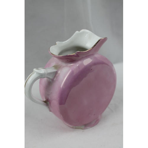 355 - Jarron, Weymouth , Large Vintage Pink Decorative Jug, 14 cm tall,