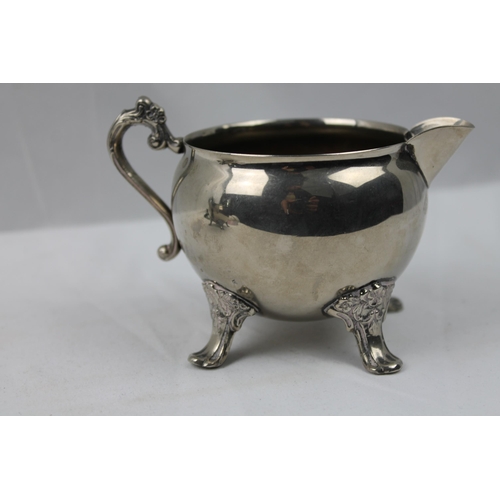 362 - Silver Plated Creamer / Milk Jug , 8cm tall, 8cm in diameter