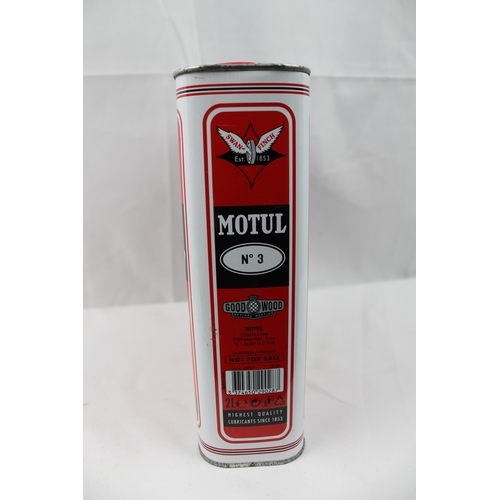 364 - Vintage Full Tin Of Motul Oil, For Veteran Cars, brand new , never opened ,