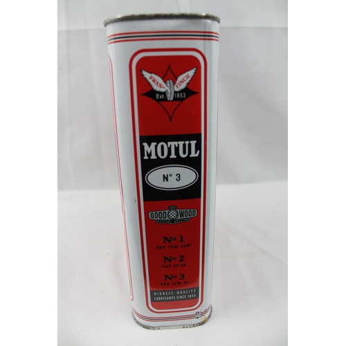 364 - Vintage Full Tin Of Motul Oil, For Veteran Cars, brand new , never opened ,