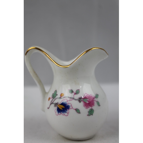 369 - Hammersley Bone China Miniature Ewer, 6.5 cm tall