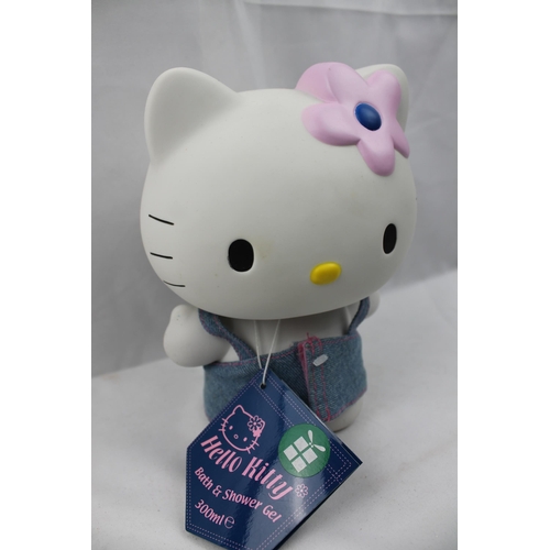 380 - Hello Kitty Bath and Shower Gel , Never opened, with tags, 20 cm tall