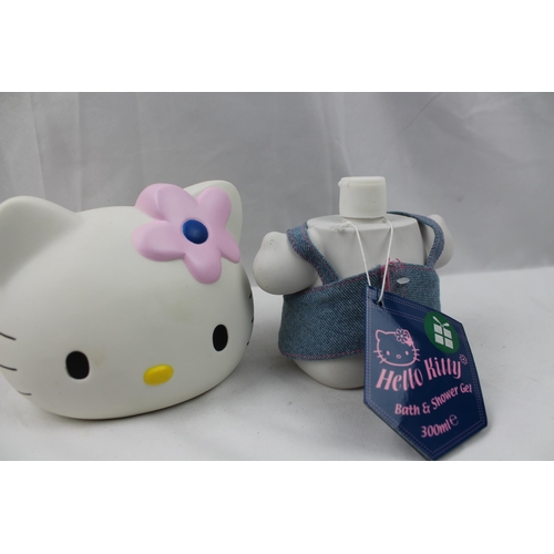 380 - Hello Kitty Bath and Shower Gel , Never opened, with tags, 20 cm tall