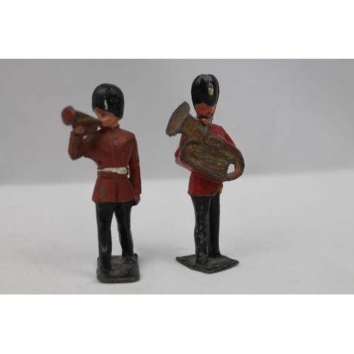 391 - Two Antique Lead Toy Soldiers, 6.3 cm tall