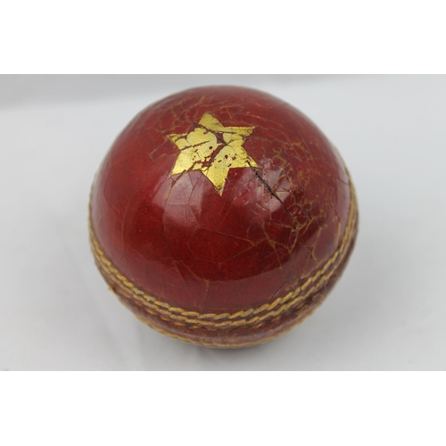 393 - Vintage Hand Made Cricket Ball