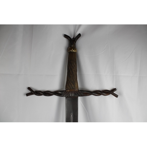 403 - Large Metal Sword ,Hand Made, Heavy, 111cm