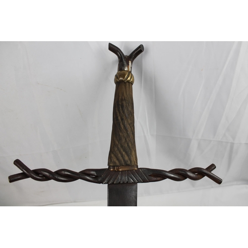 403 - Large Metal Sword ,Hand Made, Heavy, 111cm