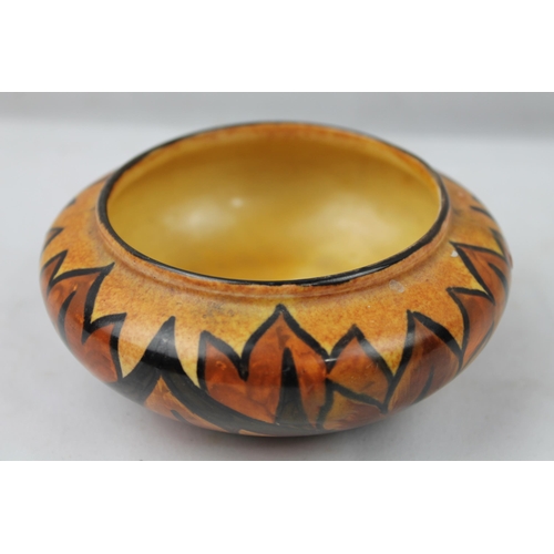 429 - Geo Clews & Co Chameleon Ware Art Deco Bowl, 12 cm in diameter