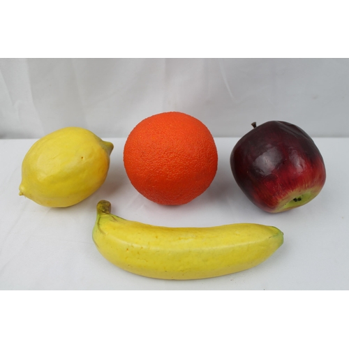 433 - Vintage Real Size Plastic Fruit