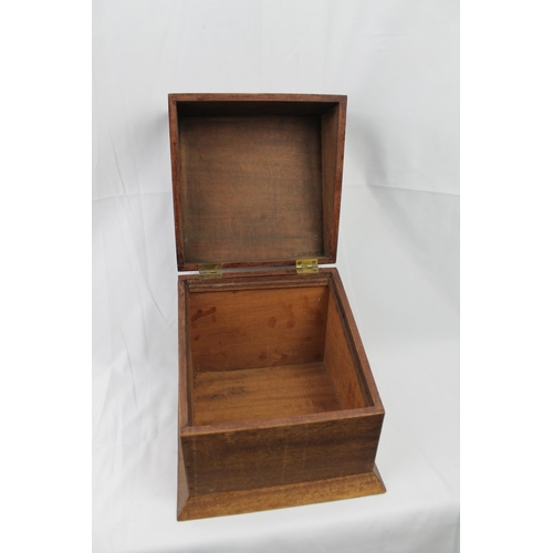 4 - Vintage Wooden Box, 21 X 19 X 20 cm