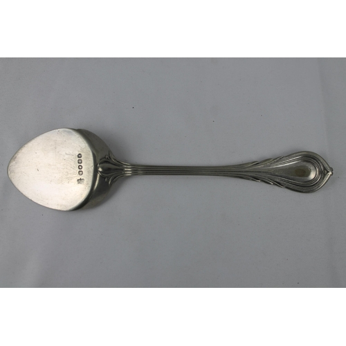 484 - Vintage Silver Plated Jam Spoon, 15.5 cm